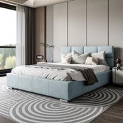 LUISI 140X200 ČALÚNENÁ POSTEĽ S ÚLOŽNÝM PRIESTOROM JASMINE 73
