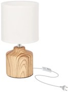 Stolná lampa MINOS 1xE14/40W/230V hnedá/biela