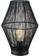 Markslöjd 108666 - Stolná lampa CASA 1xE27/40W/230V čierna