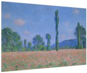Obraz - Claude Monet, Poppy Field (Giverny), reprodukcia (90x60 cm)