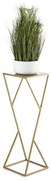Stojan na kvety LOFT 70x23,5 cm zlatá