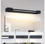 Brilagi-LED Kúpeľňové osvetlenie na zrkadlo AQUA LINE LED/12W/230V 45 cm IP44 čierne
