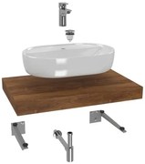 Hansgrohe Dolce kúpeľňová zostava siko s doskou pod umývadlo 80x8x50 cm dub charleston KSETDO4