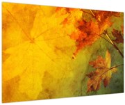 Obraz - Jesenné listy (90x60 cm)