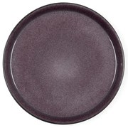 Slivkovofialový kameninový plytký tanier Bitz Mensa, priemer 27 cm