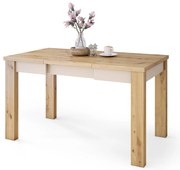 FONTE Dub Artisan / béžový - KLASICKÝ STÔL DO KUCHYNE/OBÝVACEJ IZBY 85x75 ROZKLADANÝ DO 130 cm!