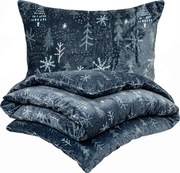 4Home Obliečky mikroflanel Silent night, 140 x 220 cm, 70 x 90 cm