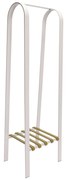 Biely kovový stojan na oblečenie Sempre – Hübsch