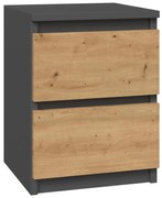 Nočný stolíkMalwa M2 Antracit/Artisan