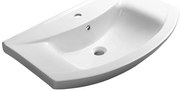 Aqualine Aqualine, ZERO keramické umývadlo nábytkové 75x48,5cm, biela, 6075