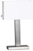 ByRydens 4002680-6524 - Stolová lampa PRIME 1xE27/5W/230V biela/matný chróm