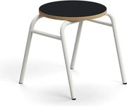 Stolička ALTUS, výška 380 mm, biela/antracit