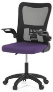 Detská pracovná stolička LUMO II — sieťovina, viac farieb Fialová