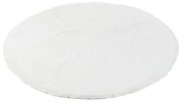 Koberec RABBIT FUR biely kruh