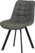 Jedálenská stolička sivá HC-V3066 GREY3