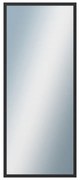 DANTIK - Zrkadlo v rámu, rozmer s rámom 50x120 cm z lišty Hliník čierna (7005021)