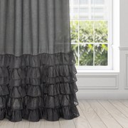 ZÁCLONA NA PÁSKE DOLLY 140X250 CM ČIERNA