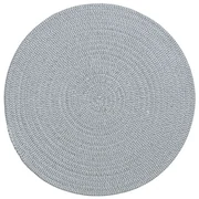 Okrúhle prestieranie na stôl COTTON SPIRAL Ø 38 cm sivé