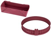 Coox Silikónová forma na pečenie M + Silikónová forma na pečenie, Ø 26 cm, červená (800005826)