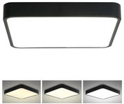 Brilagi - LED stropné svietidlo POOL LED/48W/230V 3000/4500/6000K 50x50 cm čiern BG0826