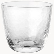 Ručne fúkané poháre na vodu Hammered, 4 ks