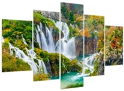 Obraz - Národný park Plitvické jazerá (150x105 cm)