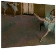 Sklenený obraz - Edgar Degas, Before the Ballet, reprodukcia (70x50 cm)