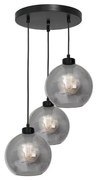 Luster na lanku SOFIA 3xE27/60W/230V čierna
