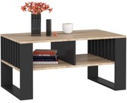 Konferenční stolek Rockford dub sonoma/černý