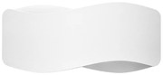 Nástenné svietidlo Tila, 1x biele kovové tienidlo, (30 cm)