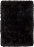 Koberec Plush Shaggy čierny