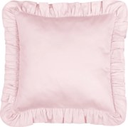 Vankúš s volánom sýto ružová 40x40cm