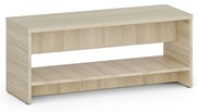 Šatníková lavica s policou na topánky, zosilnená, 1000 mm, dub prírodný