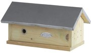 Domček pre čmeliaky Bee, 15x29x17 cm, drevo/kov, hnedá