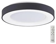 Azzardo AZ4991 - LED Stmievateľné stropné svietidlo SANTANA LED/50W/230V čierna +DO