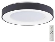 Azzardo Azzardo AZ4991 - LED Stmievateľné stropné svietidlo SANTANA LED/50W/230V čierna +DO AZ4991