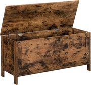 Truhla s úložným prostorem a lavicí Vasagle Fio 100 cm hnědá
