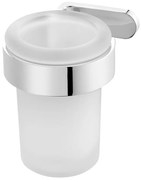 BISK Erga NATURA, držiak na zubné kefky na stenu, chrómová, ERG-04309