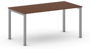 Stôl PRIMO SQUARE so sivostriebornou podnožou 1600 x 800 x 750 mm, čerešňa
