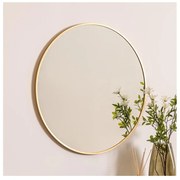 Atmosphera - Nástenné zrkadlo ALICE pr. 70 cm zlatá