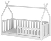 Posteľ Domček Bodzio 90x200 biela