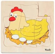 Viacvrstvové puzzle – vývoj sliepky