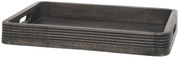 Granitový antik drevený servírovací podnos s uchami Tours Tray - 30*40 cm
