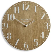 Dekorstudio Moderné drevené hodiny EKO London Retro Dub 30cm