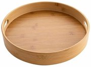 Florina Drevený podnos BAMBOU, 30 x 5 cm, pr. 30 cm