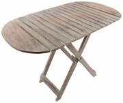 Divero 60387 Skladací stôl Divero Vintage - 85 cm