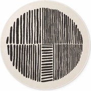 Koberec Ted Baker Haringey Bounds čierny / biely kruh