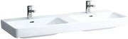 Laufen Pro S dvojumývadlo pre s 130x46 cm dva otvory pre batériu h8149680001041 1496.8.000.104.1