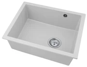 Gamma Decor 5040, 1-komorový granitový drez 560x460x180 mm, biela, GMA-ZLE000082
