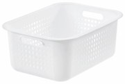 SmartStore Úložný košík Modern, biela, 37 x 28 x 15 cm, 37 x 28 x 15 cm